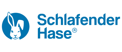 Schlafender Hase - LOGO For Word Docs - Blue