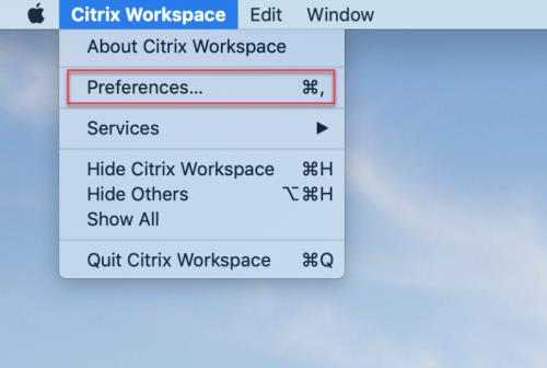 how to delete citrix workspace on mac