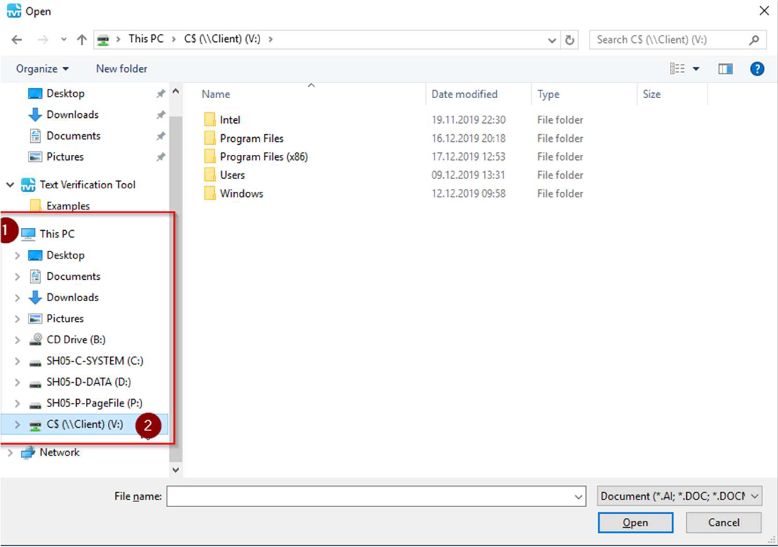 Locating Your Local Drives when using TVTaaS